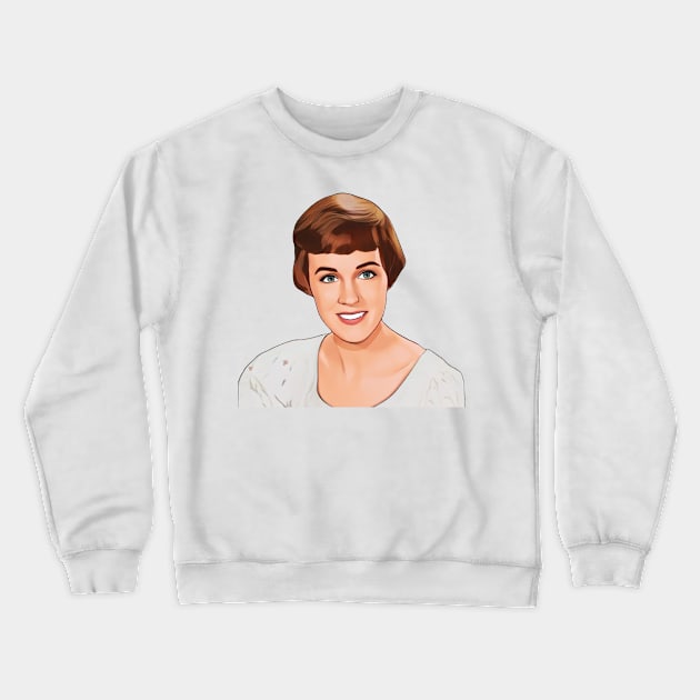 Maria Von Trapp Cartoon Crewneck Sweatshirt by baranskini